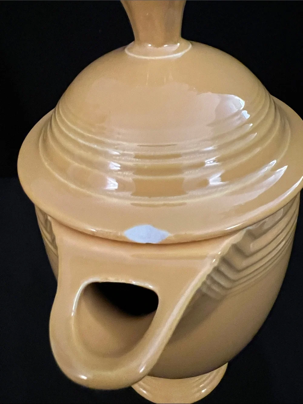Fiestaware Yellow Coffee Pot and Lid